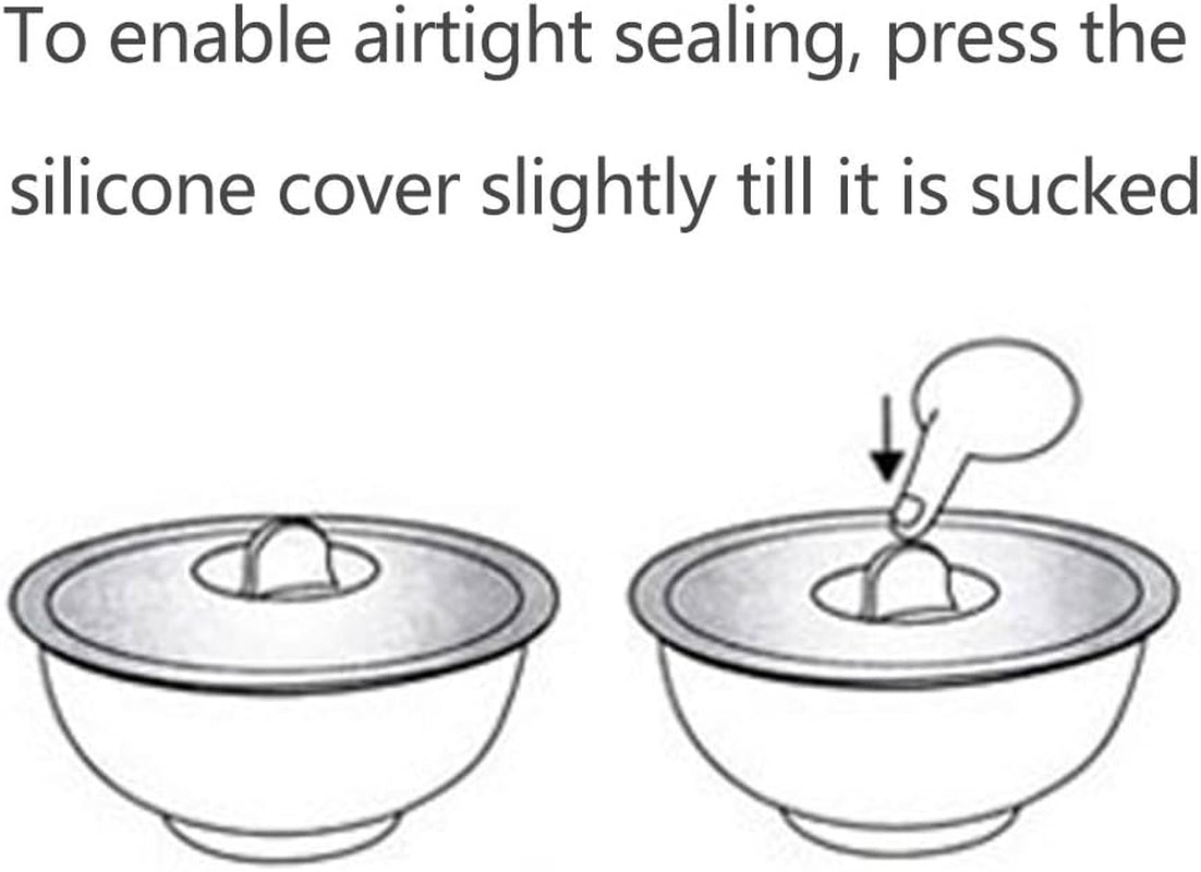 Silicone Microwave Food Covers, IPHOX Food Grade Creative Diamond Mug Cover [Set of 5] Anti-Dust Airtight Seal Cup Cover, 5 Sizes Heat Resistant Silicone Drink Cup Lids for Bowls, Cups, Pots and Pans