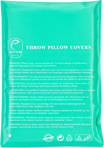 Set of 4 Decorative Cushion Covers Square Nautical Sailing Throw Pillow Covers Home Decor Design Set Covers Cushion Case for Sofa Bedroom Car 18X18 Inches (Anchor)